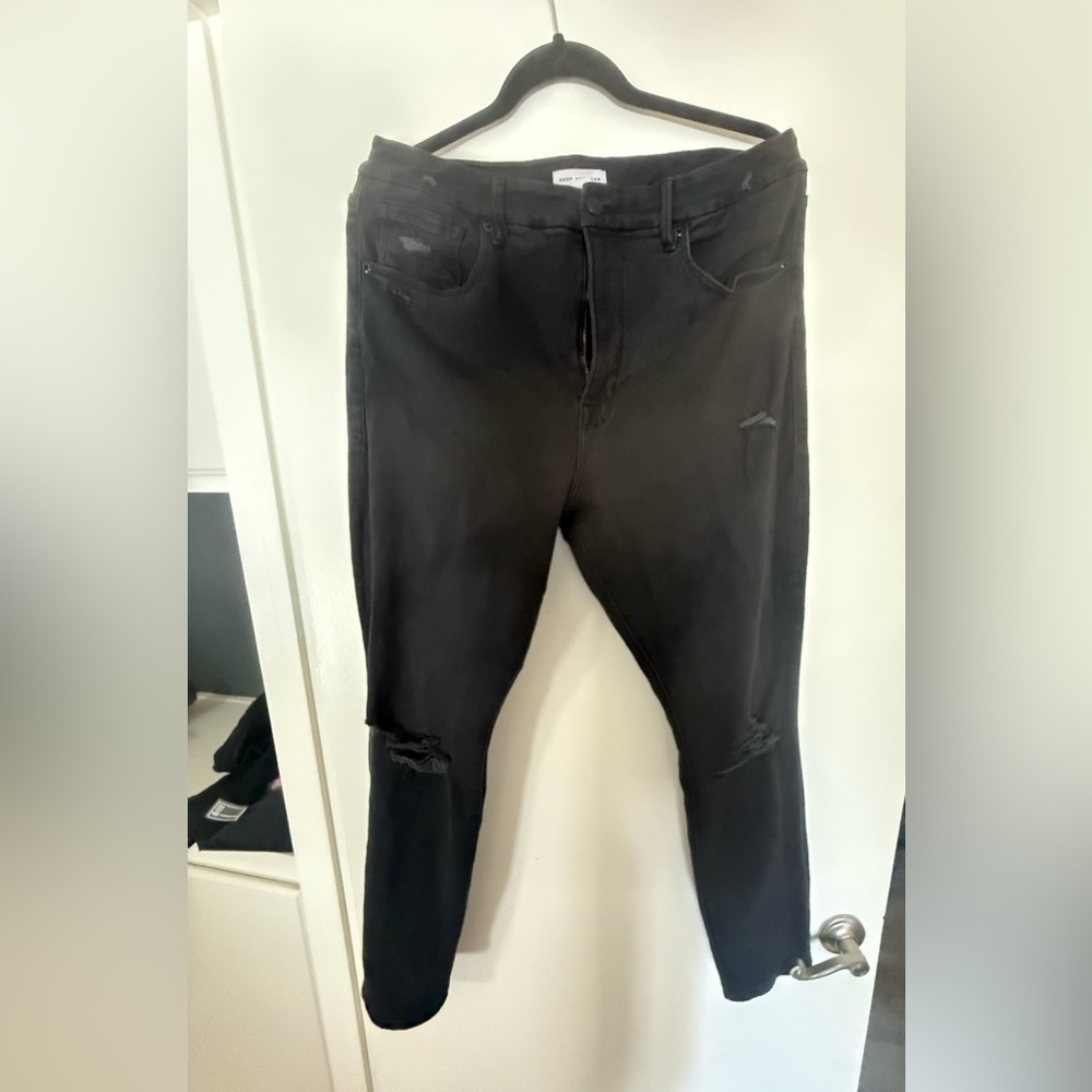 Good American Black Skinny Jeans
